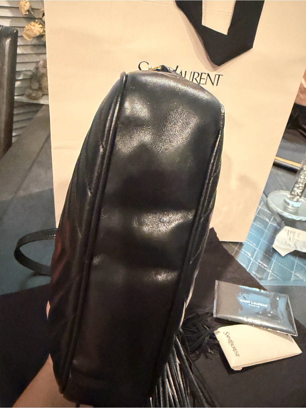 Saint Laurent Lou Camera Bag Matelasse Chevron w/COA - Picture 11 of 17